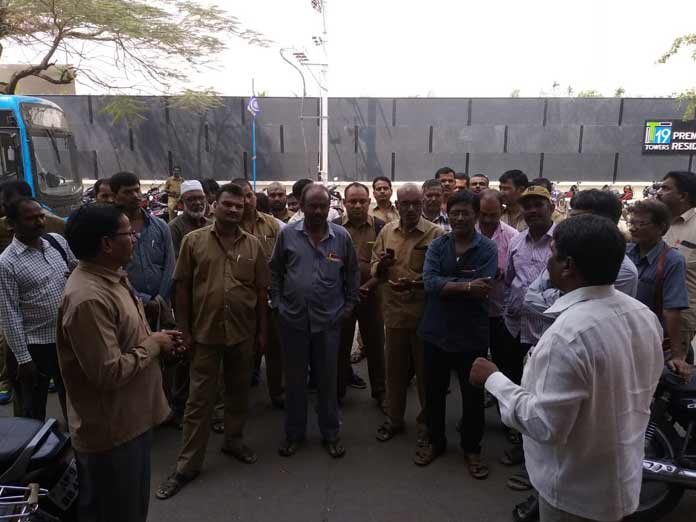 RTC staff protest over delay in salaries