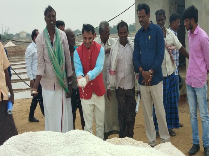 Hour to strengthen salt cultivators in AP State