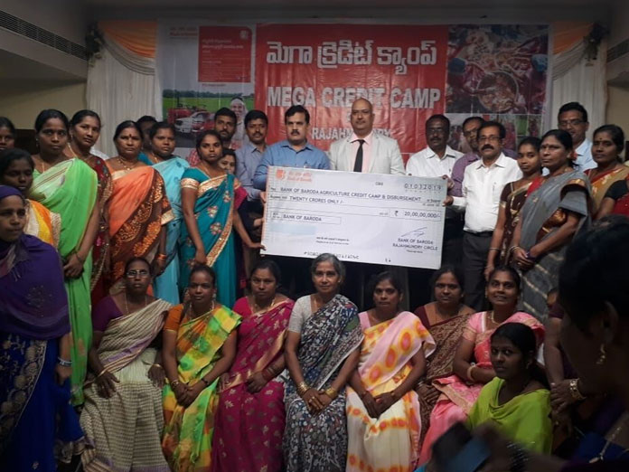BoB holds mega credit camp in Rajahmundry