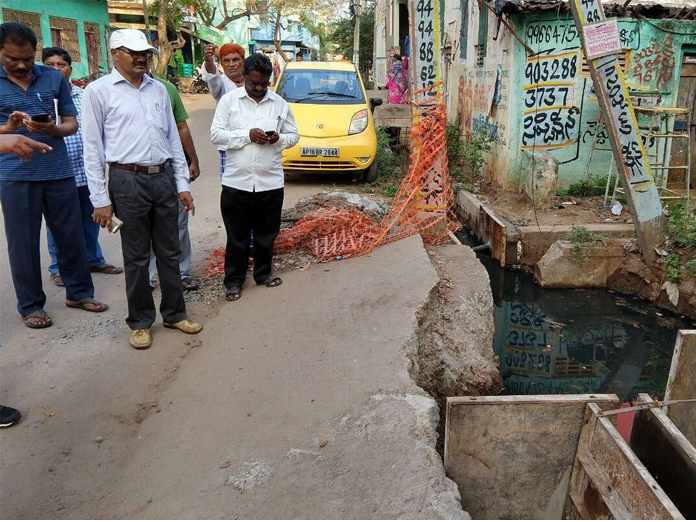 Delay in storm water works irks civic chief M Rama Rao