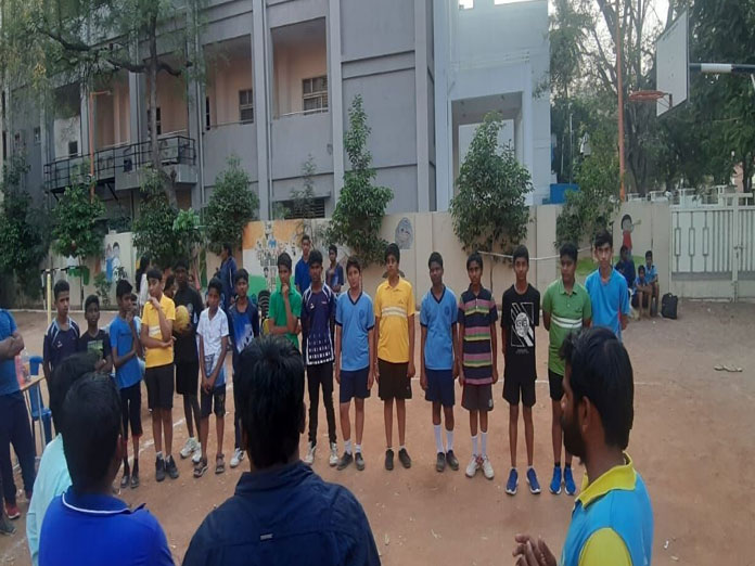 Teams for 6th Sub Jr Inter Dist Throwball tourney finalised