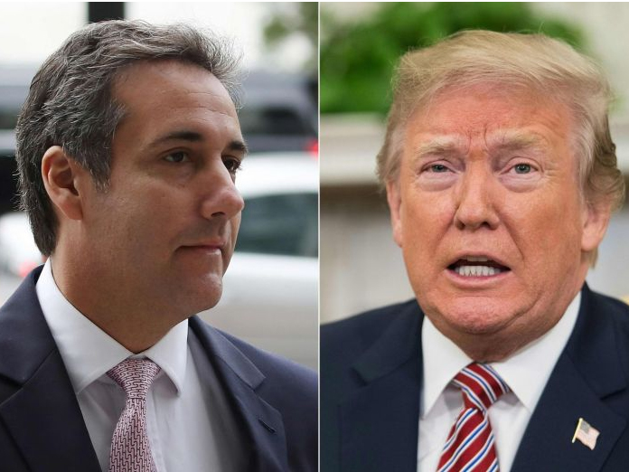 Trump accuses Micheal Cohen of perjury, citing unpublished book