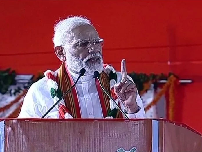 Opposition playing into Pakistans hands with its anti-India politics: Modi