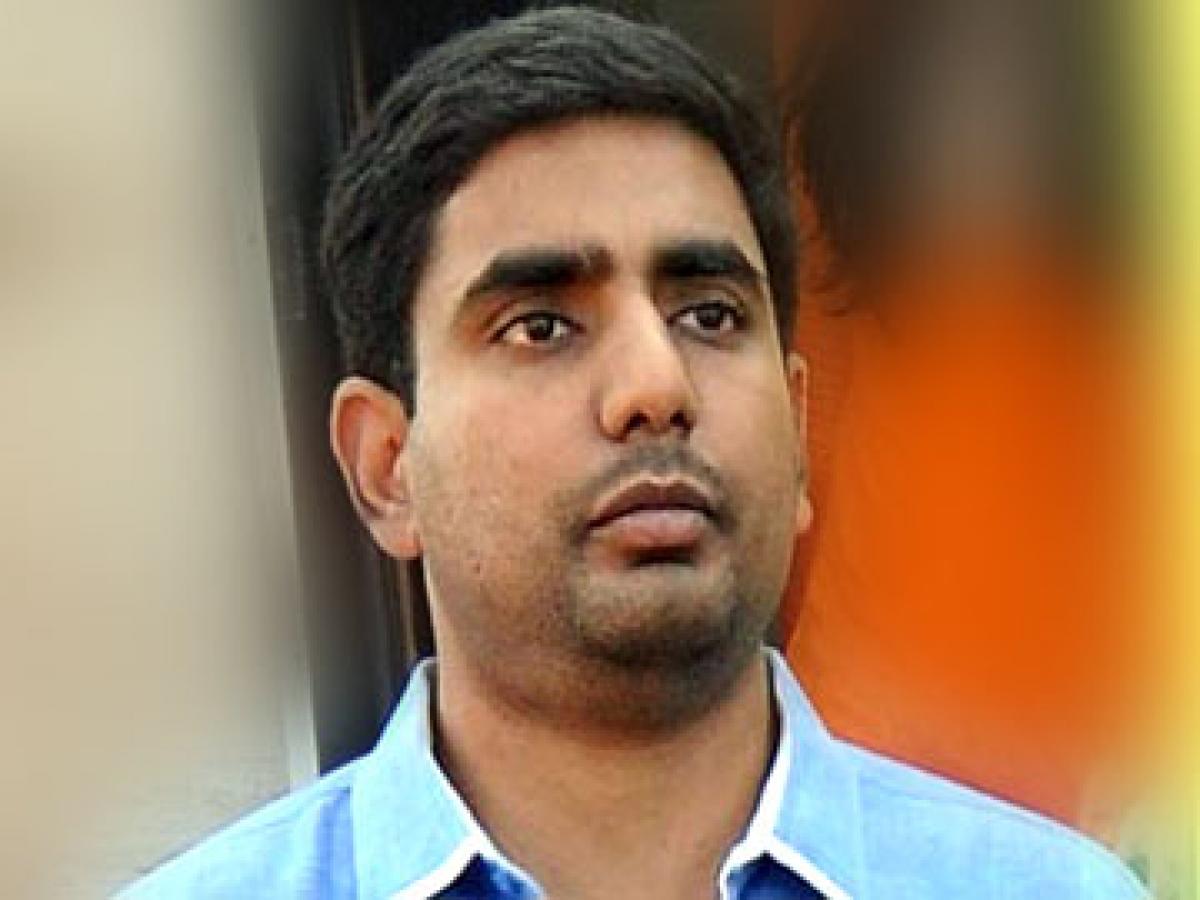 YSRCP cant recognise anyone except Scamsters: Nara Lokesh