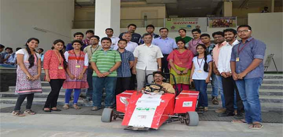 Eco Cart designed by GITAM students