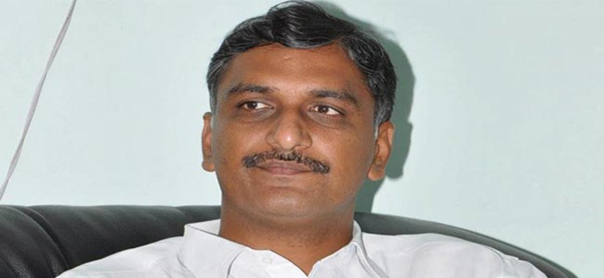 Complete pending projects on a war-footing: Harish Rao.