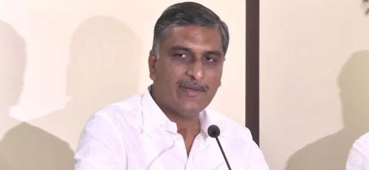 T Harish Rao urges officials to prepare advance Kharif plan