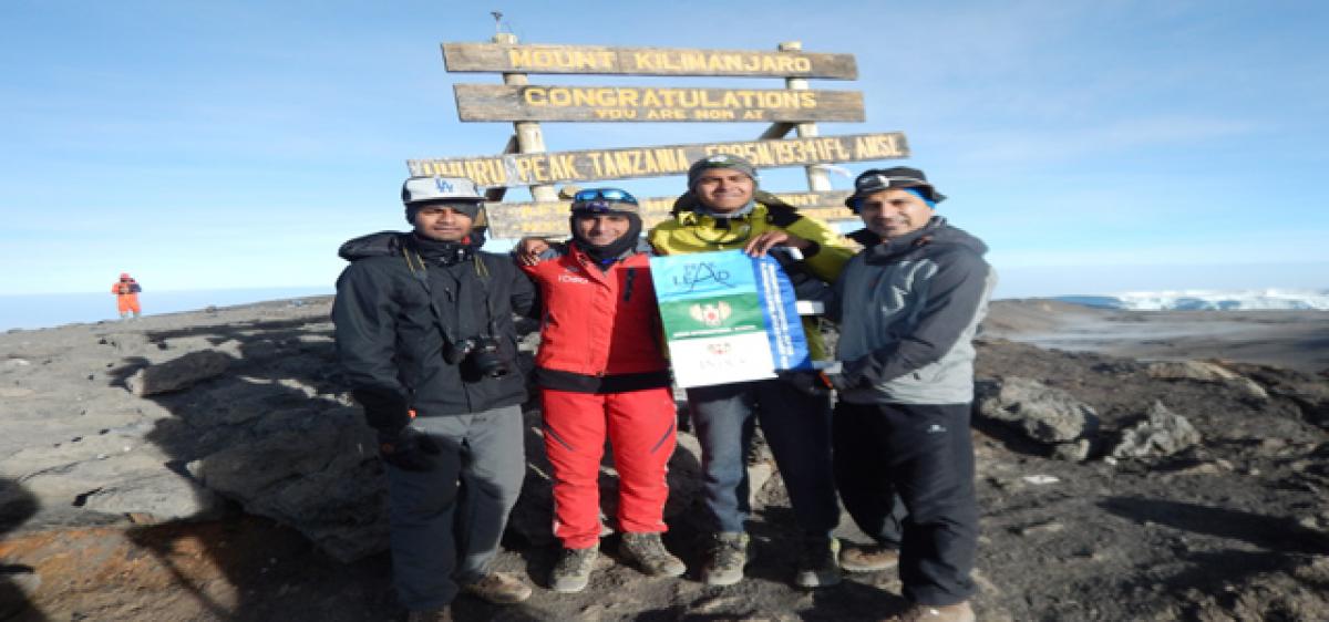 Hyderabad boy conquers Mt Kilimanjaro