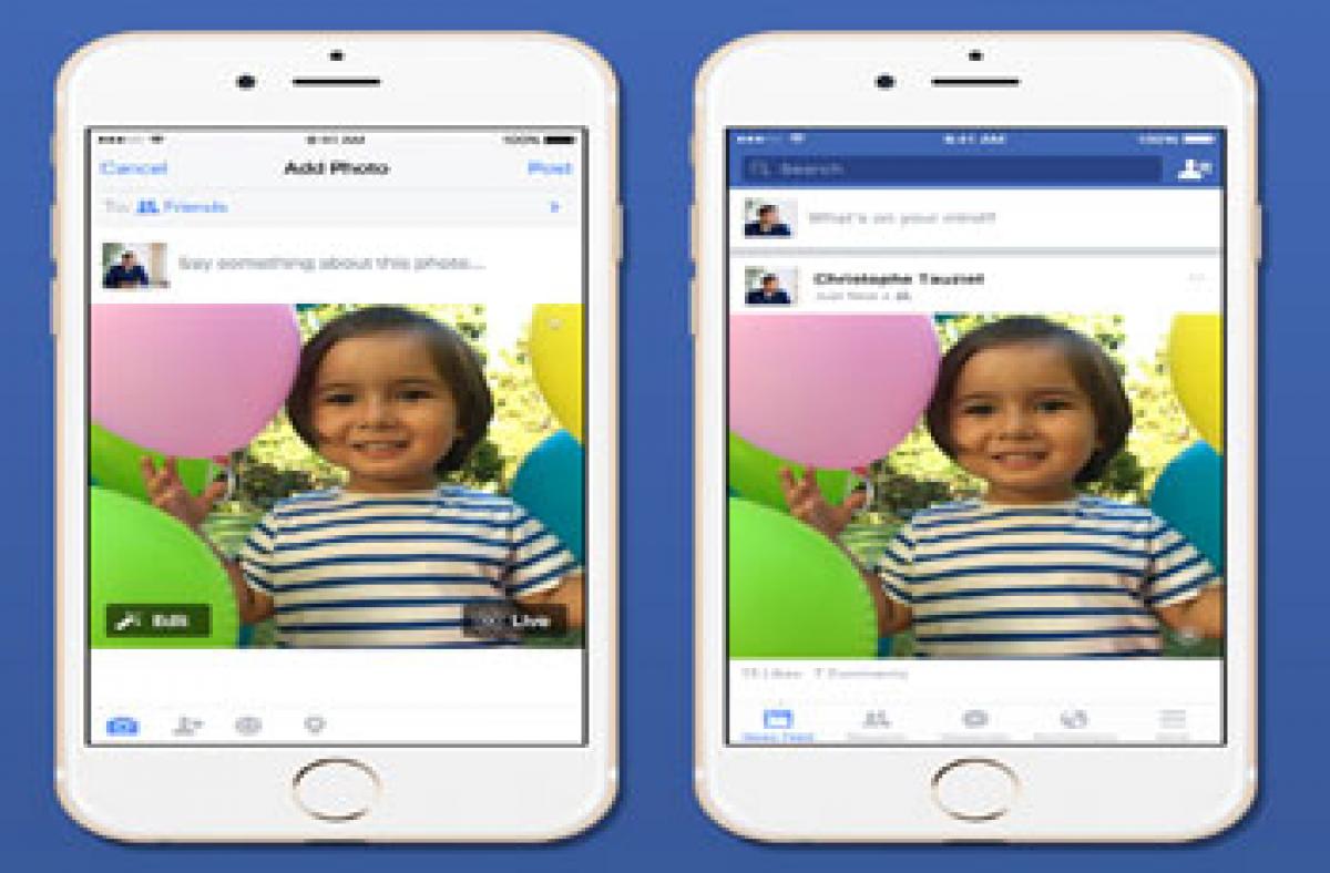 Facebook starts support for Apples Live Photos