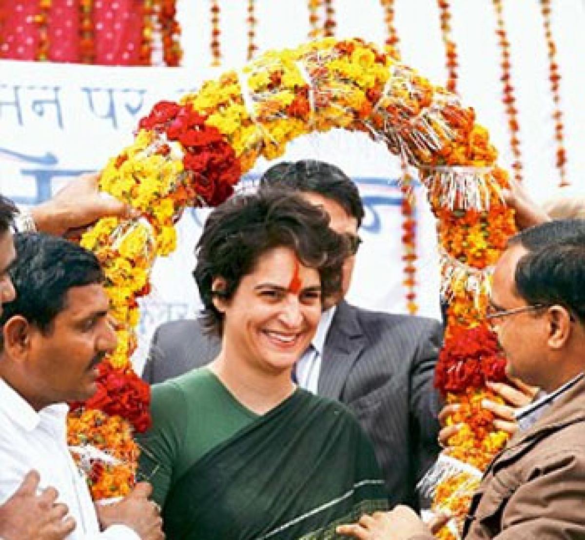 Priyanka Gandhi birthday celebrated