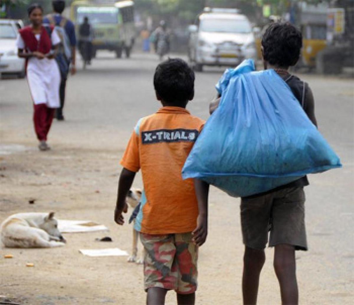 Steep fall in out of school students