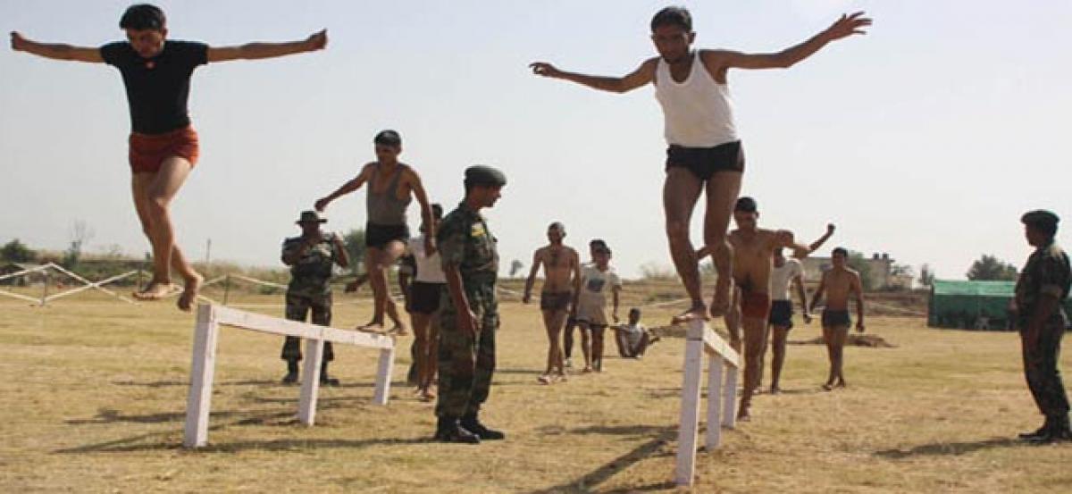 Army recruitment rally from July 10
