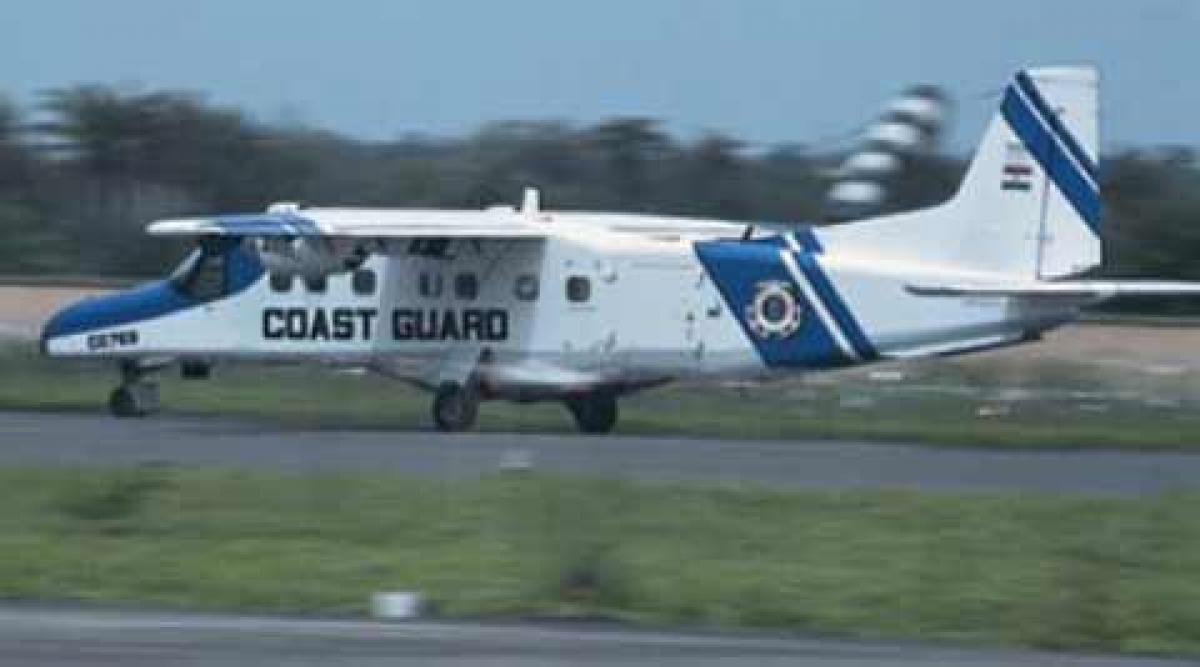 Indian Coast Guard Dornier with three crew members missing