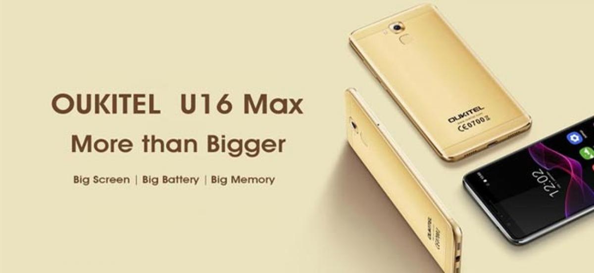 OUKITEL starts working on a new device U16 Max, 6.0 inch JDI display with Android 7.0