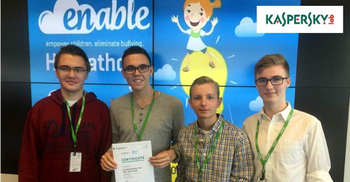 Kaspersky Lab Chooses a Cyberbullying First Aid‐App to Award with its Special Prize at ENABLE Hackathon 2015