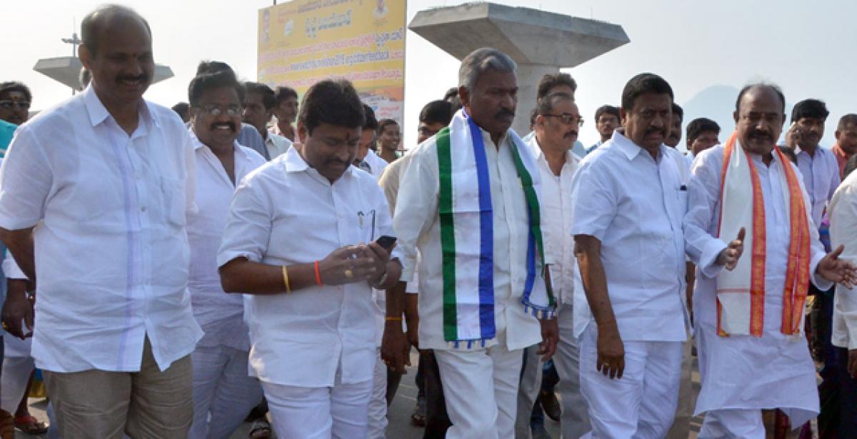 YSRCP flays CM over Durga temple flyover delay