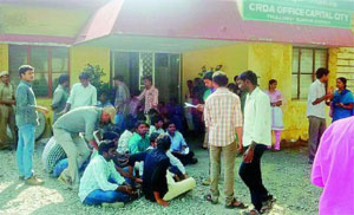 CRDA assures jobs to children of farmers