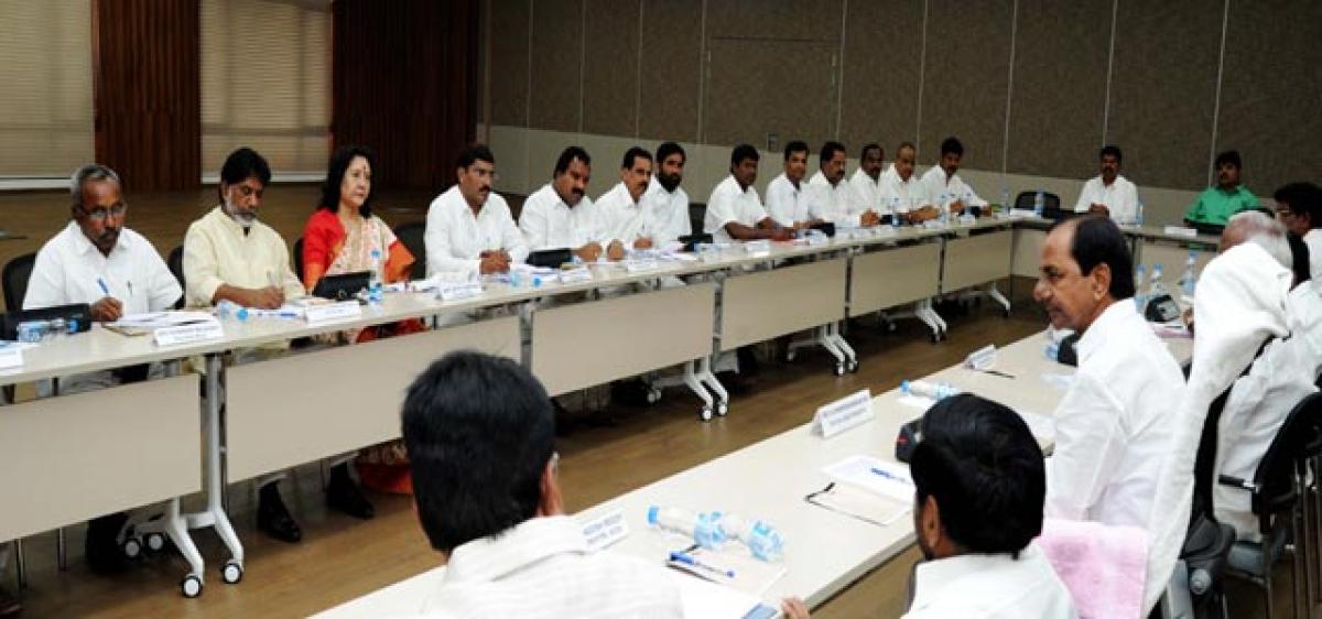 KCR raises pitch for effective grounding of SC/ST Sub Plans