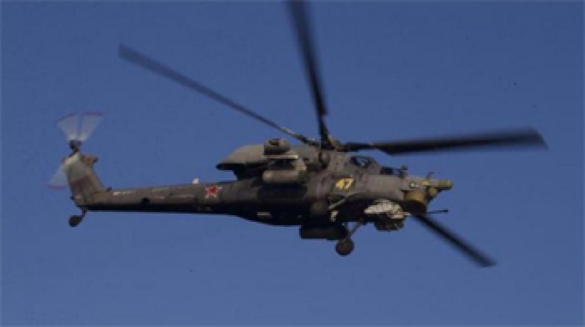 Russian attack copter crash in Syria kills two pilots 