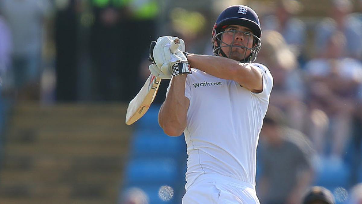 Ind Vs Eng: Alastair Cook hits ton, England post 211/2 at lunch on final day