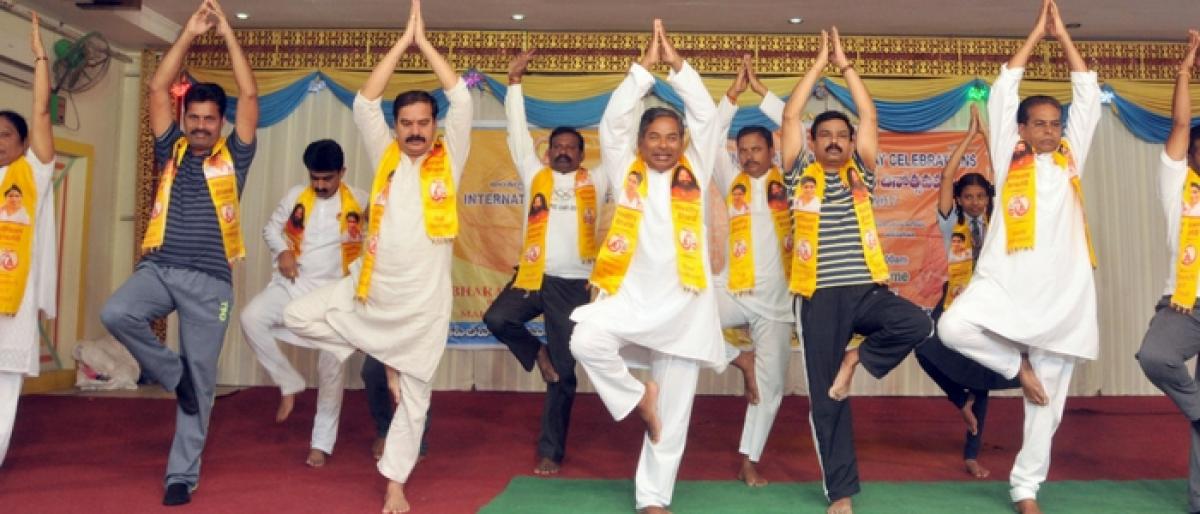 International Yoga Day celebrated