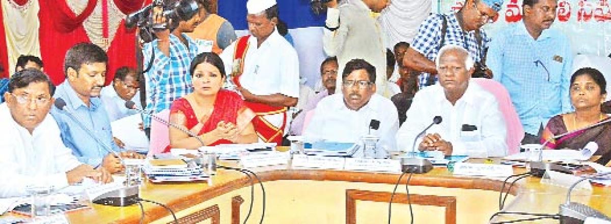 Deputy CM unhappy over education in agency villages