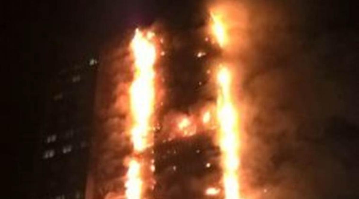 Massive Fire At London High-Rise, 40 Fire Engines At Spot