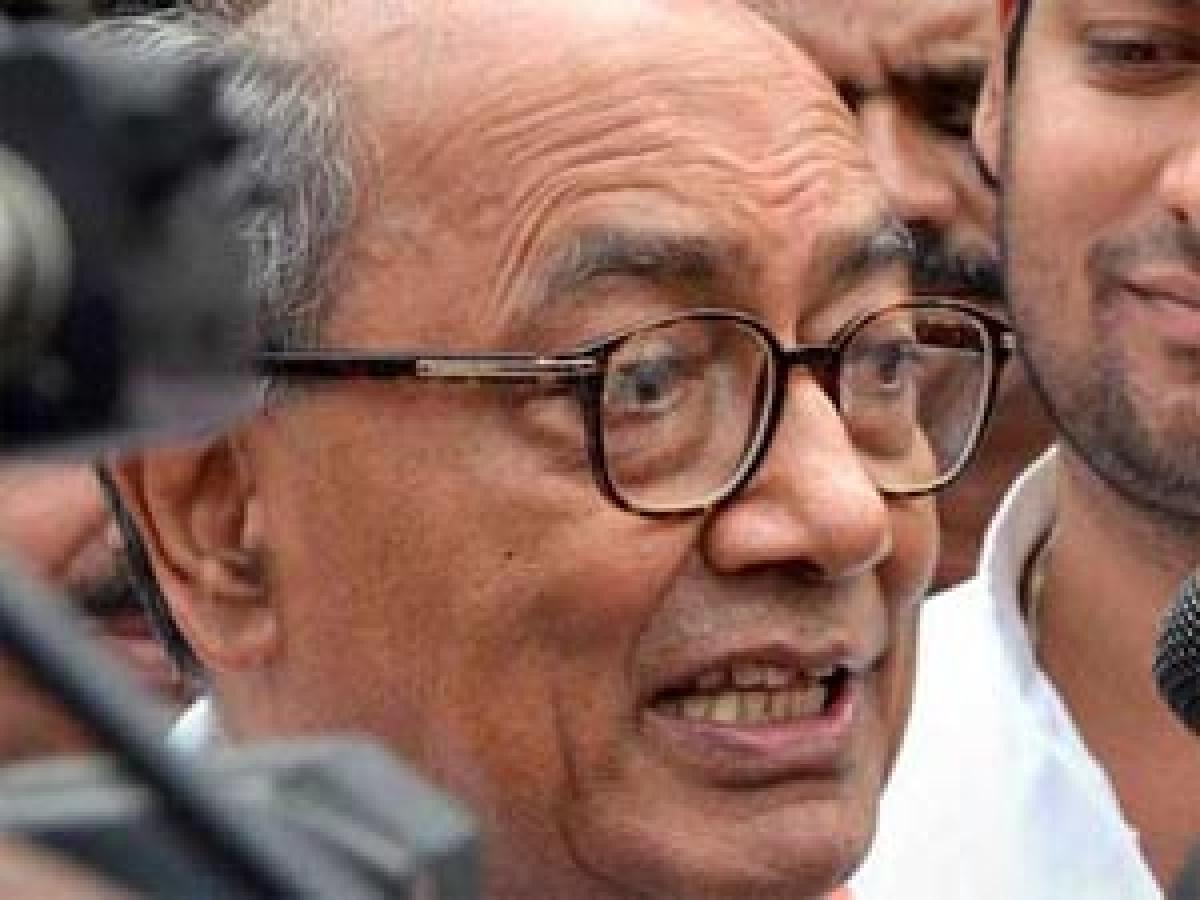 NDA govt fudging data: Digvijay