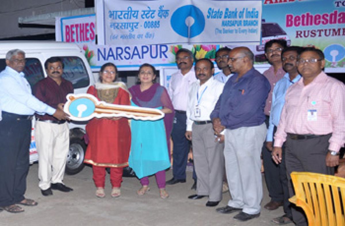 SBI donates ambulance