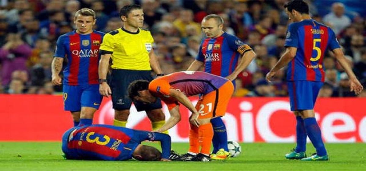 Pique, Alba down with injuries