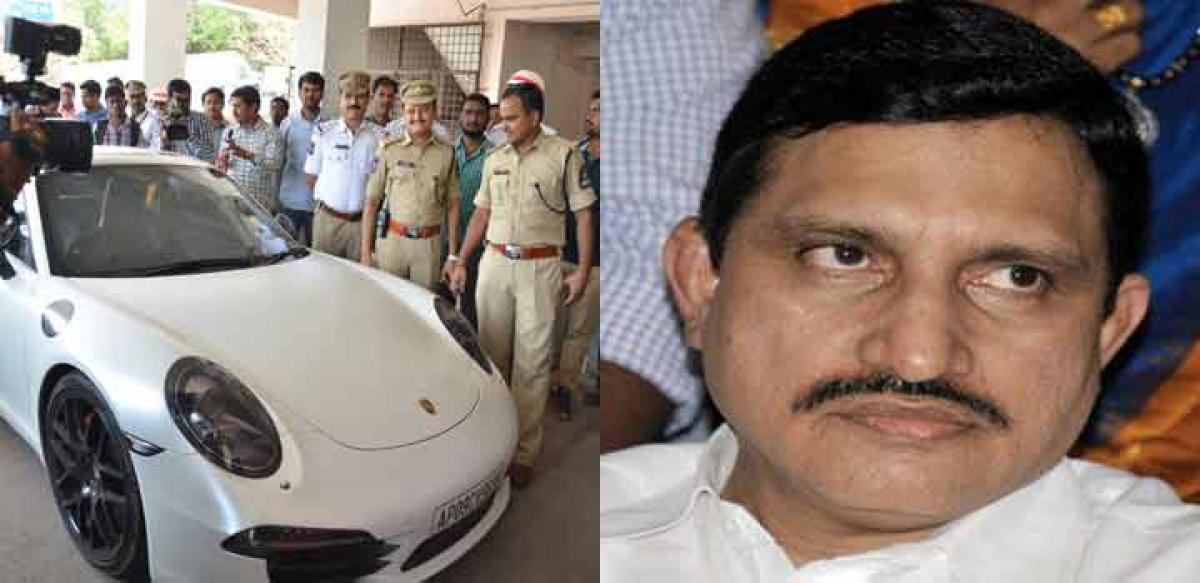 Union Minister’s son booked for rash driving