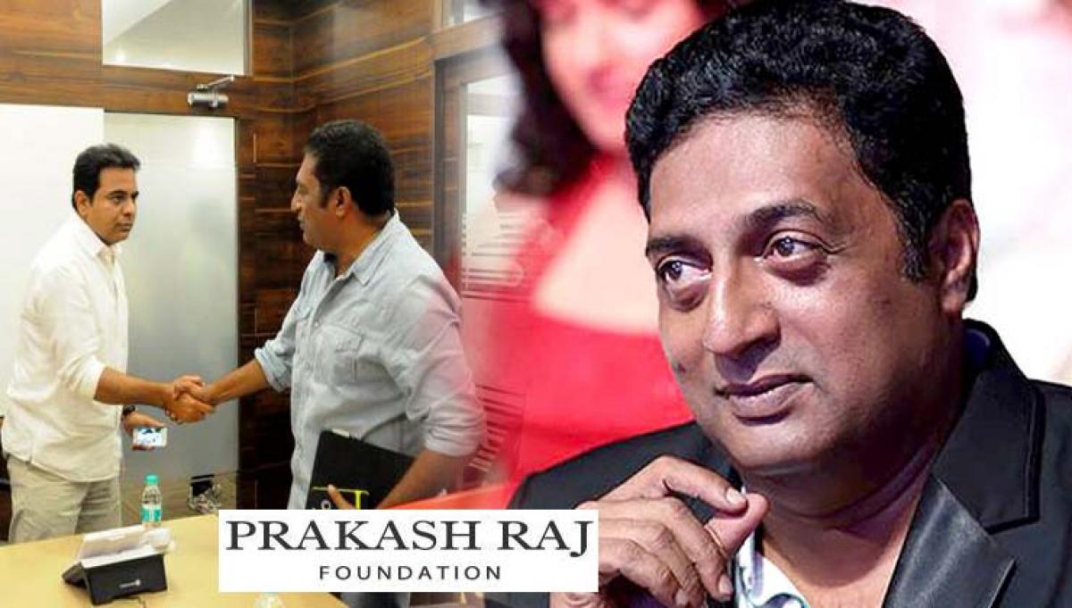 Prakash Raj to follow Srimanthudu techniques in adopted villages?