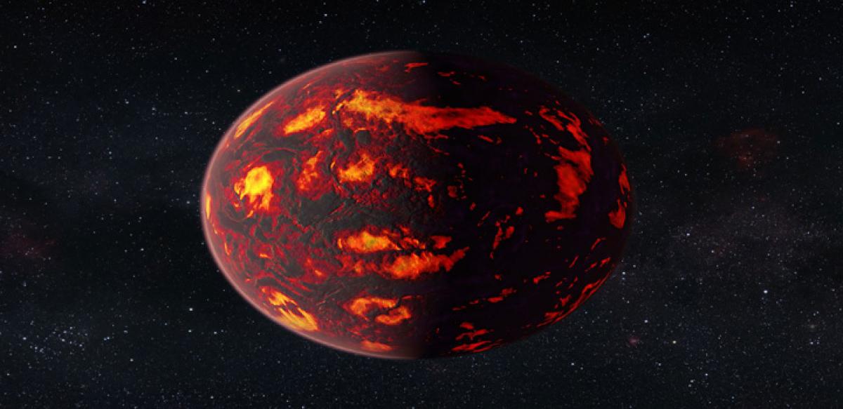 Temperature map of Super Earth reveals lava world