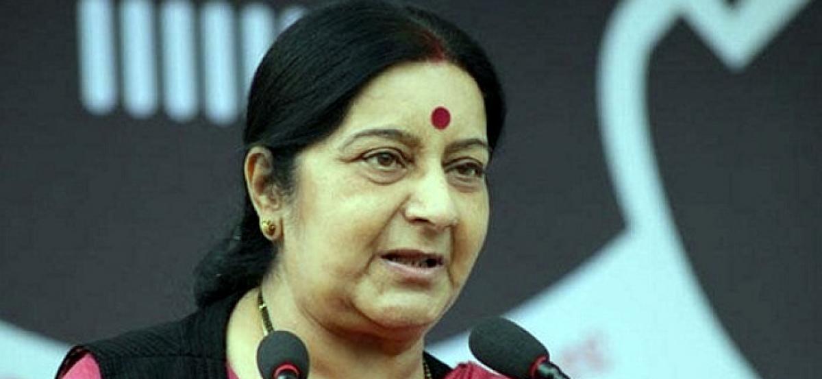 Government has conveyed concern to US over attacks on Indians, says Sushma Swaraj