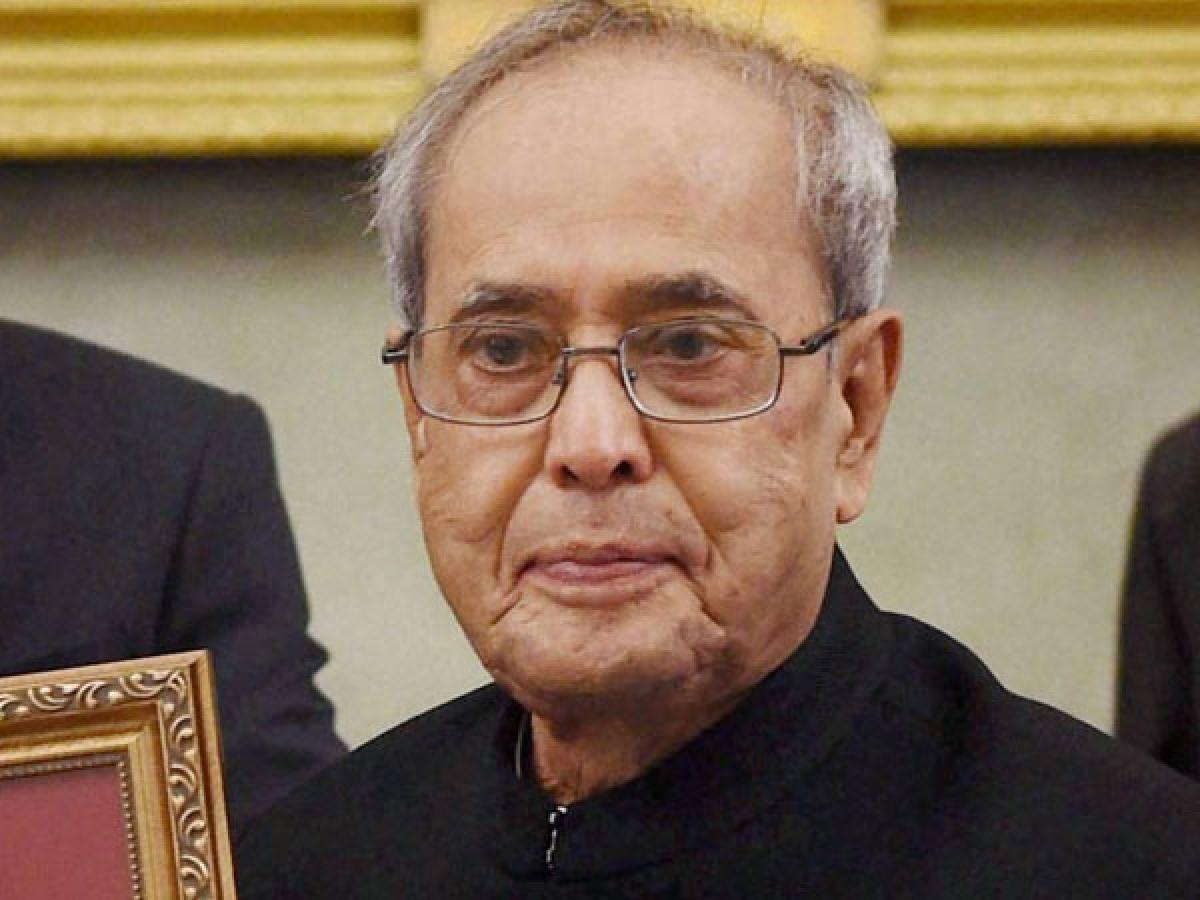 President Pranab Mukherjee at Banaras Hindu University today