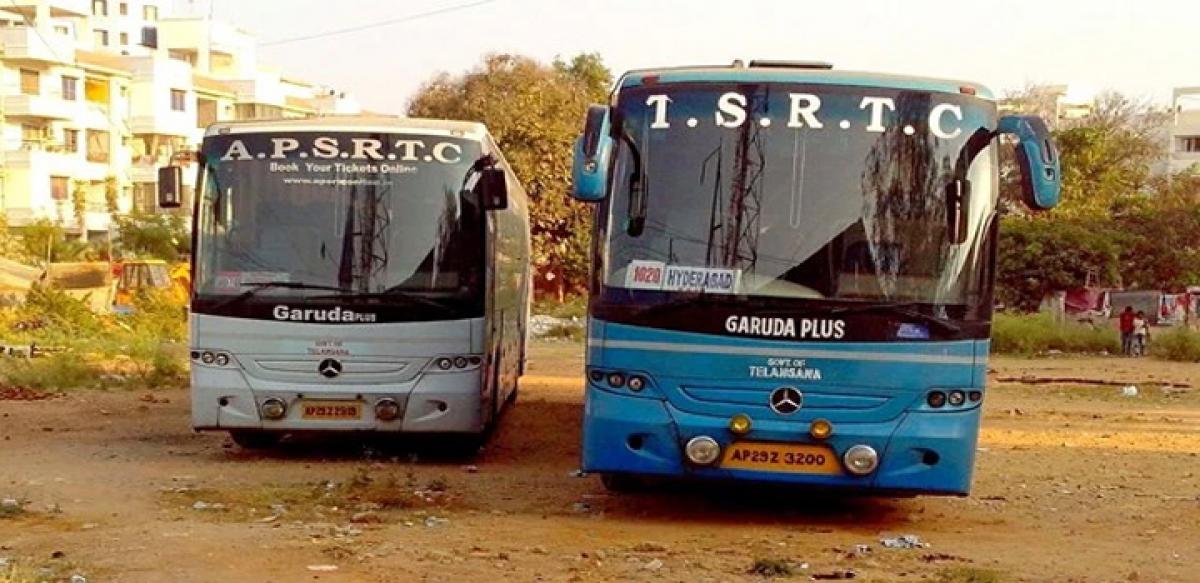 TSRTC APSRTC Spar Over Platforms