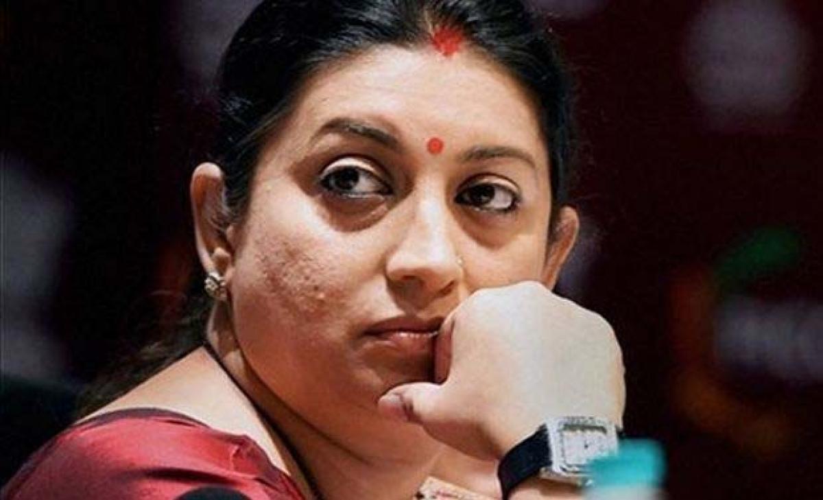 Explain spelling mistakes: Smriti Irani asks CBSE