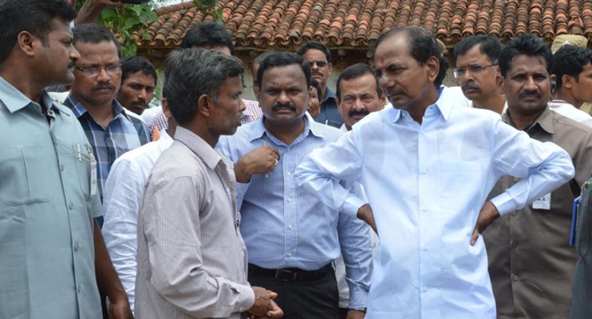 KCR exhorts villagers to maintain clean environs