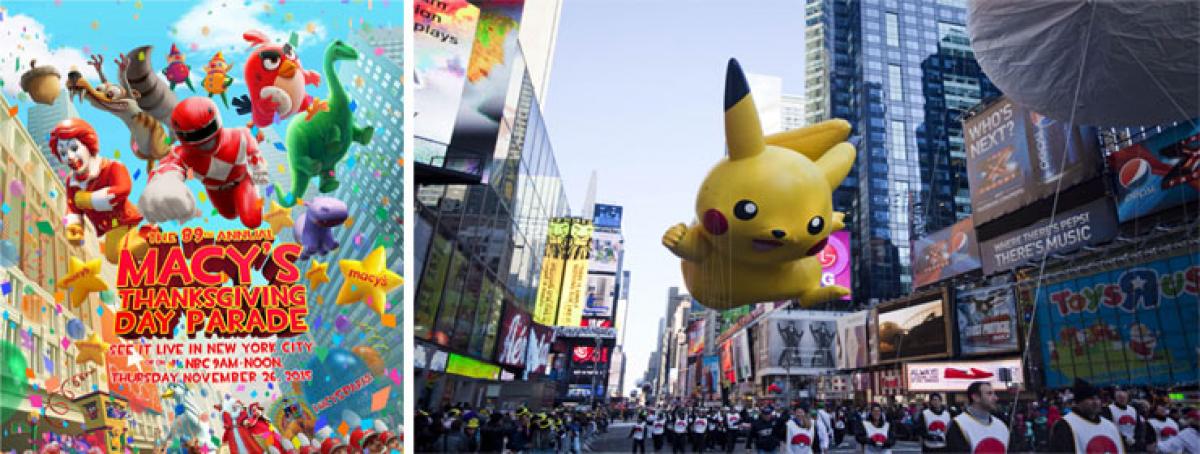 Annual Macys Thanksgiving Parade