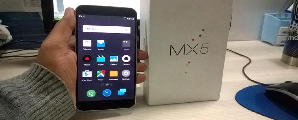 Gadget Review: Meizu MX5 specifications, price in India