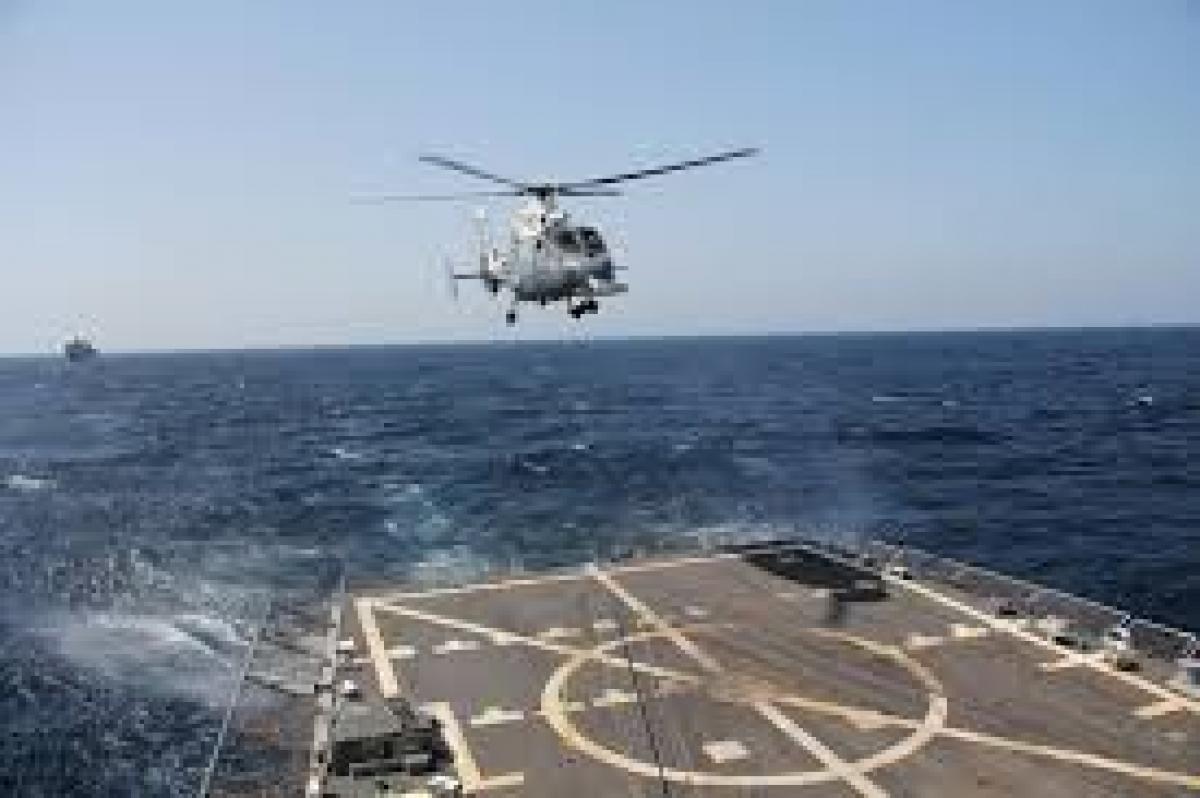 Naval choppers join search operation