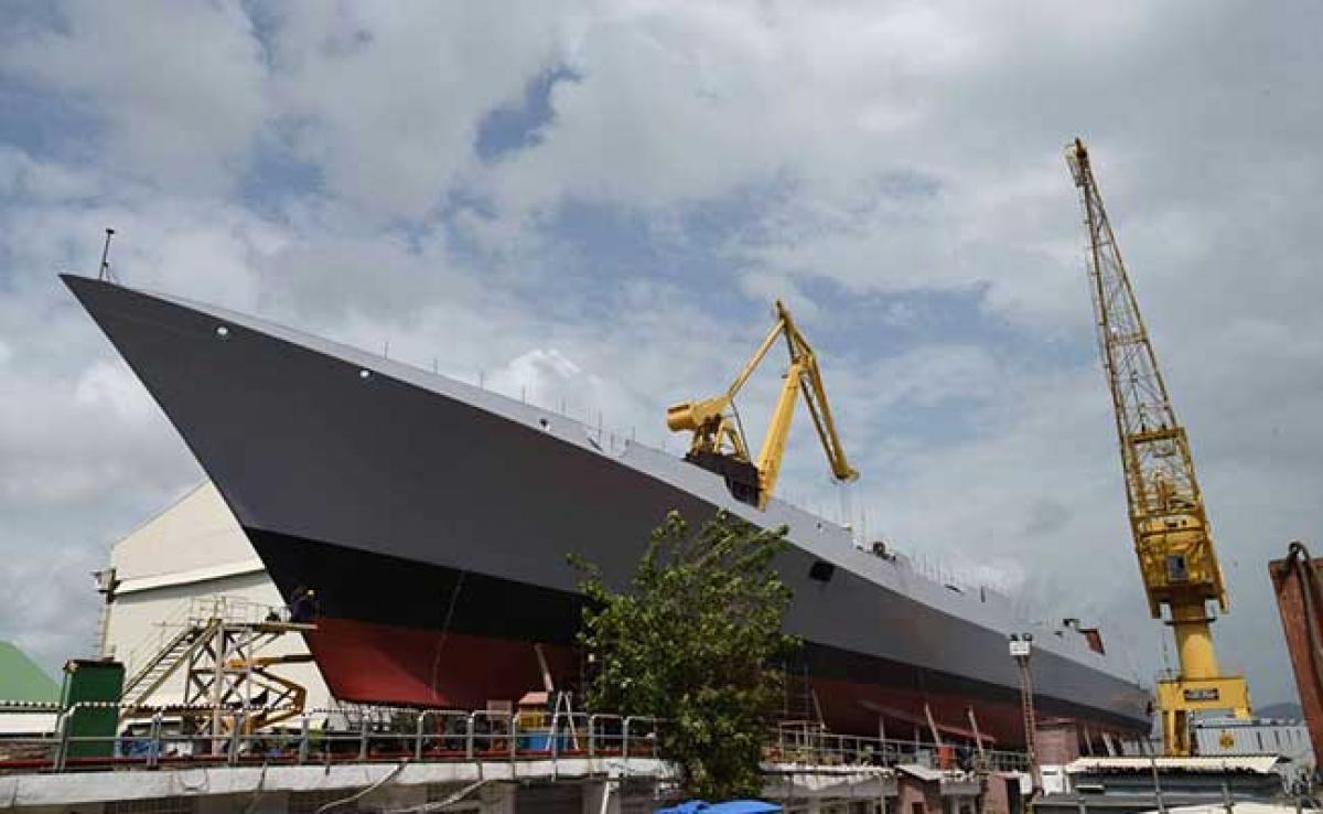 Indian Navy’s guided missile destroyer all set for launch