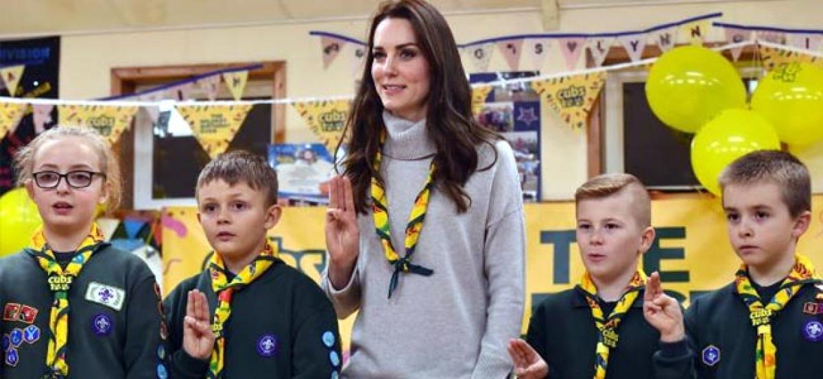 Duchess of Cambridge celebrates a century of UKs Cub Scouts