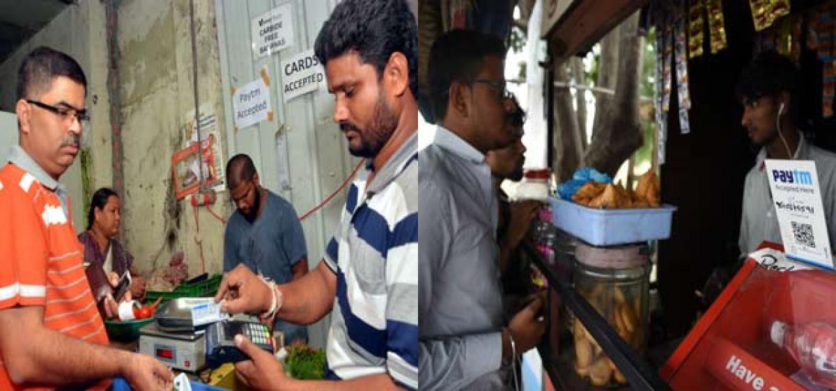 Hyderabad cosies up to cashless transactions