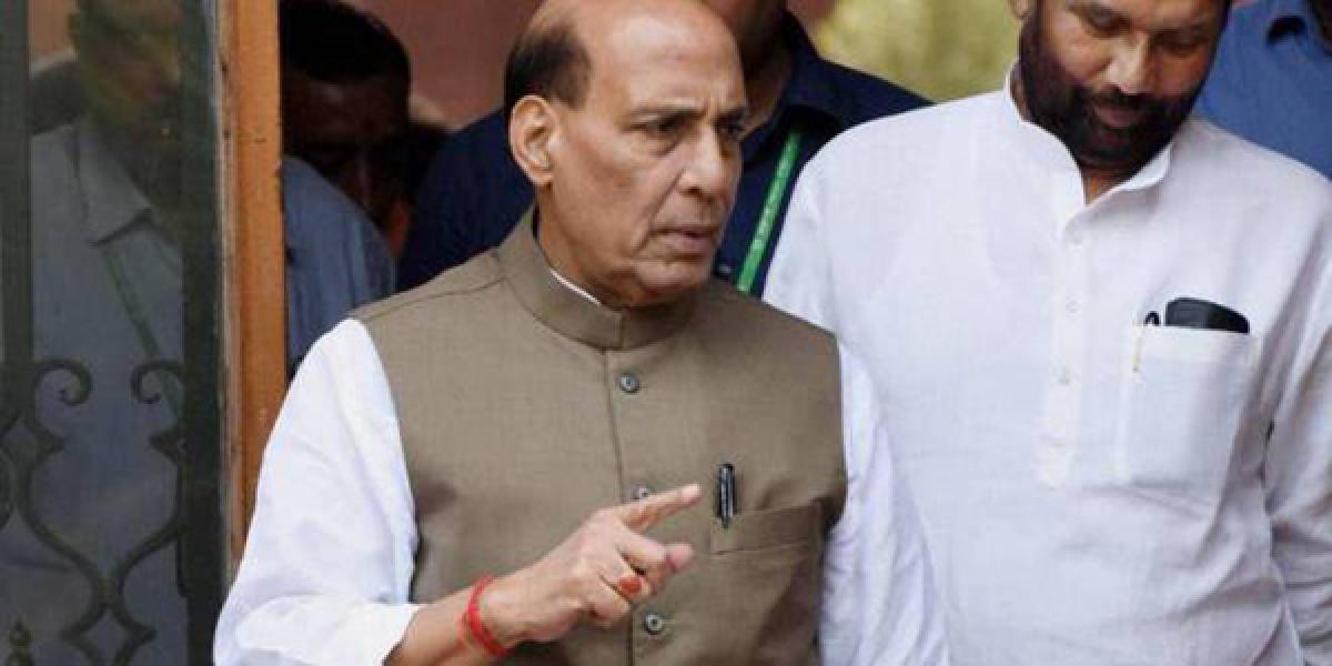 Rajnath Singh slams Pakistan accusing for proxy war, Terrorism is a weapon for cowards