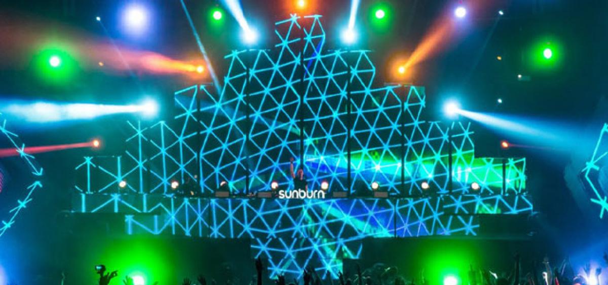 Sunburn to have stage made from recycled material