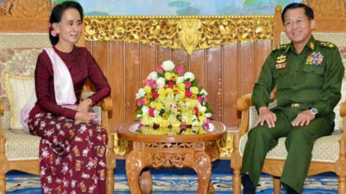 Myanmars Suu Kyi optimistic after historic talks with ex-enemy