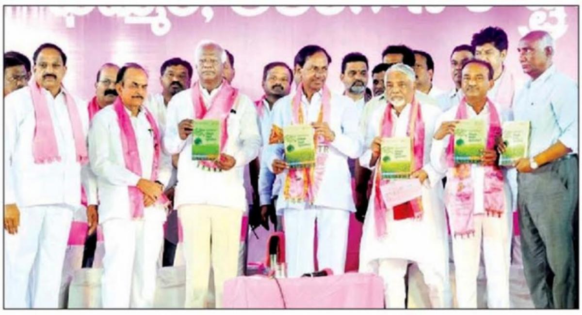 KCR releases book on “Climate Smart Agriculture”