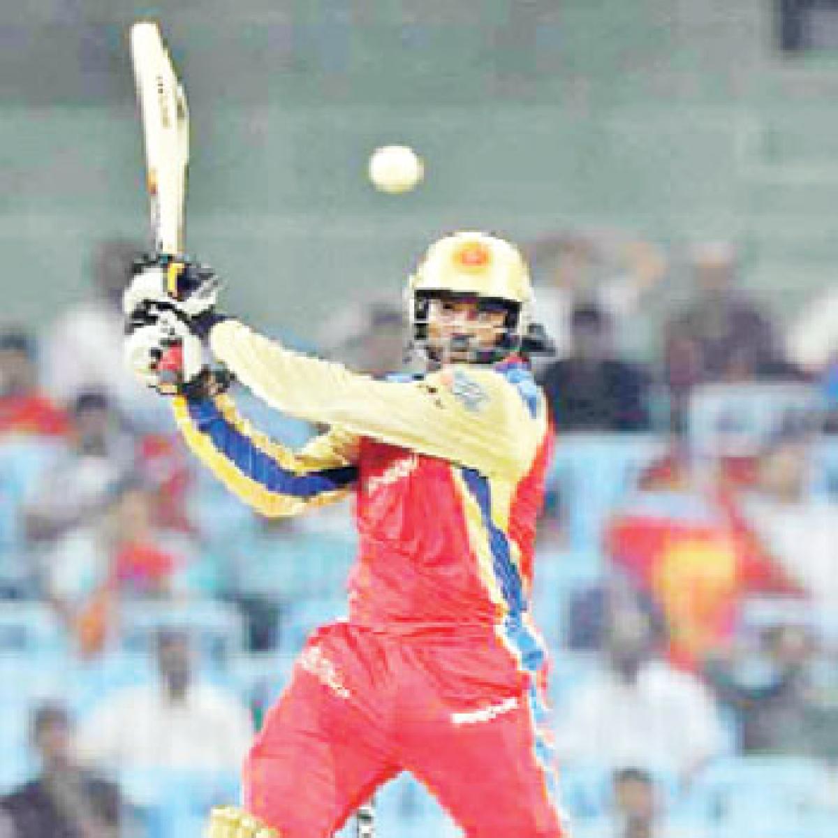 Gayle equals Yuvis record