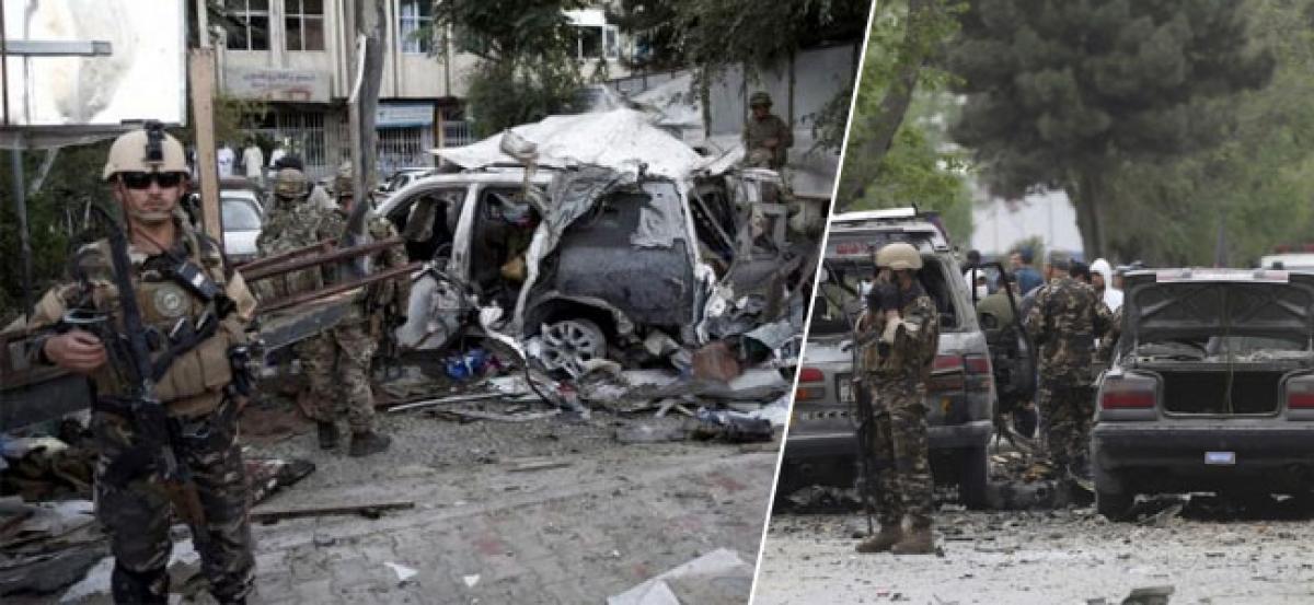 20 killed as car bomb targets Afghan bank